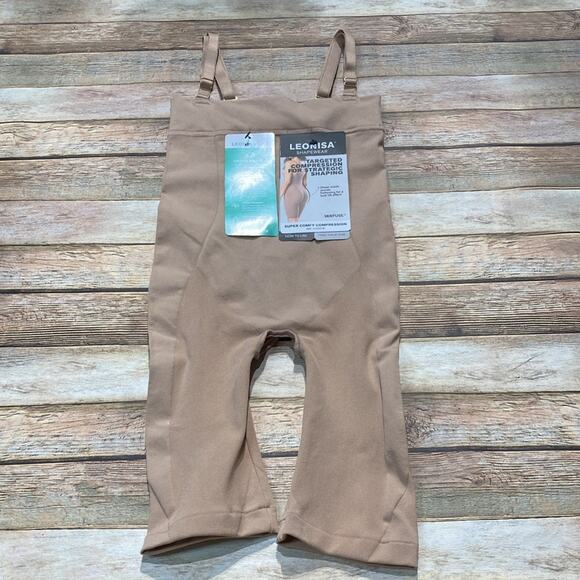 NWT Leonisa Invisible Extra High-Waisted Shaper Shorts Beige XS/S Quiet Luxury - Picture 2 of 6